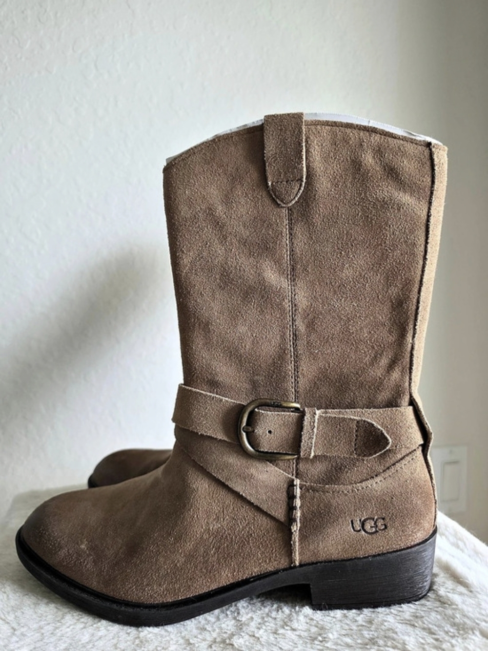UGG Reeza Buckle Boot Women's Brown Boots